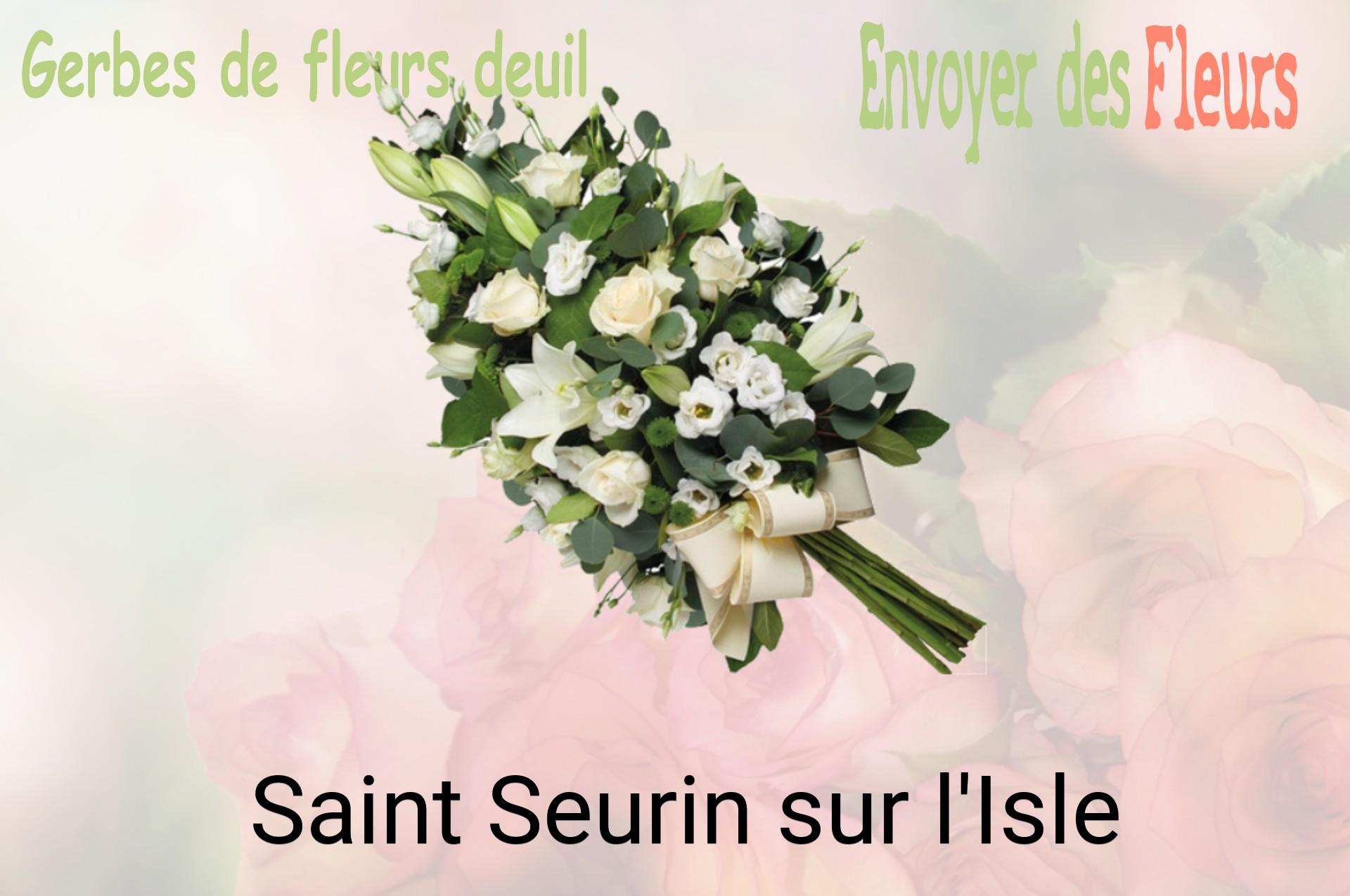 Gerbe de fleurs de deuil livrée à Saint-Seurin-sur-l'Isle